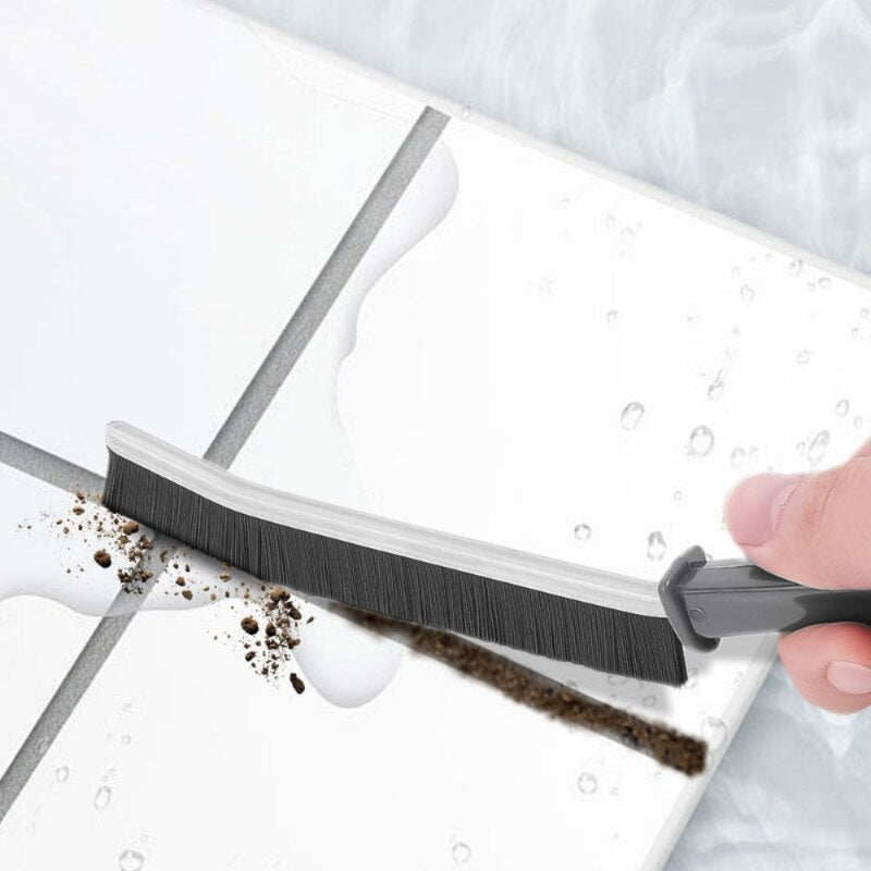 CleanEase - Rengøringsbørste med ergonomisk håndtag og stive børster designet