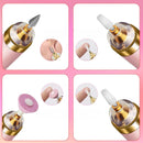 NailMuse - 5 i 1 elektrisk neglelakeringsmaskine med indbygget lys og udskiftelige hoveder