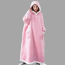CozyBliss| Oversize 2-i-1 tæppe med hætte