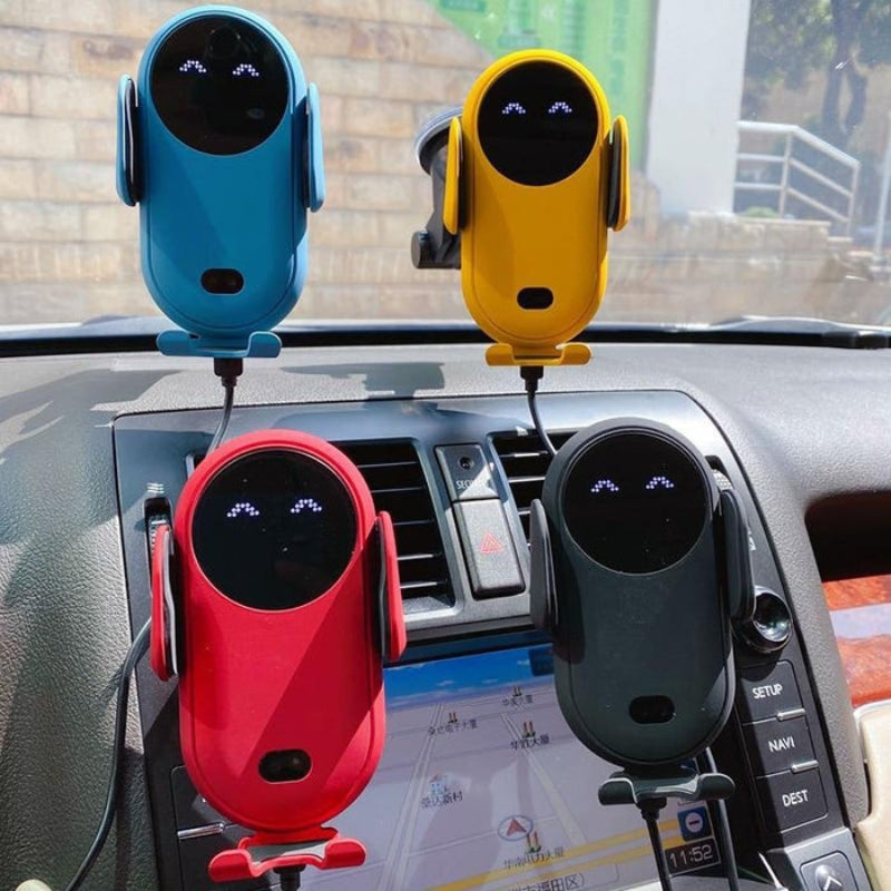 AutoSnap – Smart Bilholder Med Automatisk Fastgørelse og Hurtig Opladning