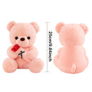 BloomBear - Romantisk Rosenbamse med Håndlavet Design