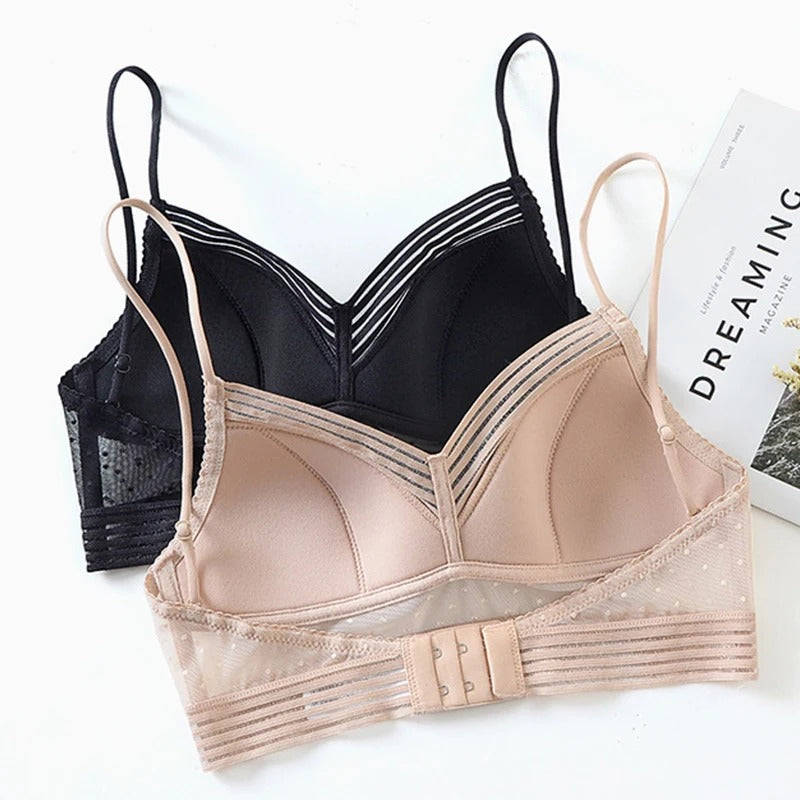 Liora - Bralette Push Up-bh Uden Bøjle Med Aben Ryg