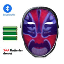 LumeMask – Genopladelig LED ansigtsmaske med mobilapp styring