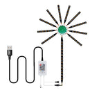 GlowArt - LED væglampe med justerbare farver og fjernbetjening