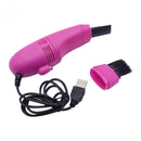 SpotSweep – Mini USB støvsuger med dobbelte dyser og kompakt design