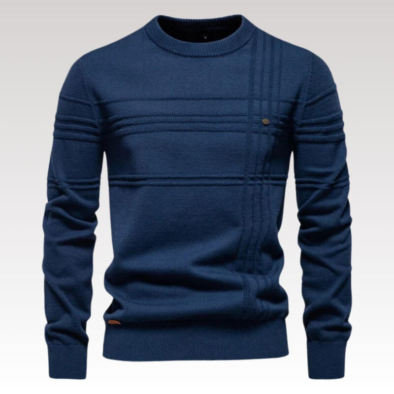 Robby - Elegante slank sweater med lange ærmer og rund halsudskæring