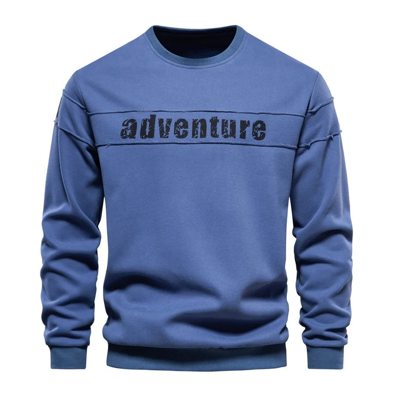 Stetson - Langærmet sweatshirt med rund hals og behagelig pasform