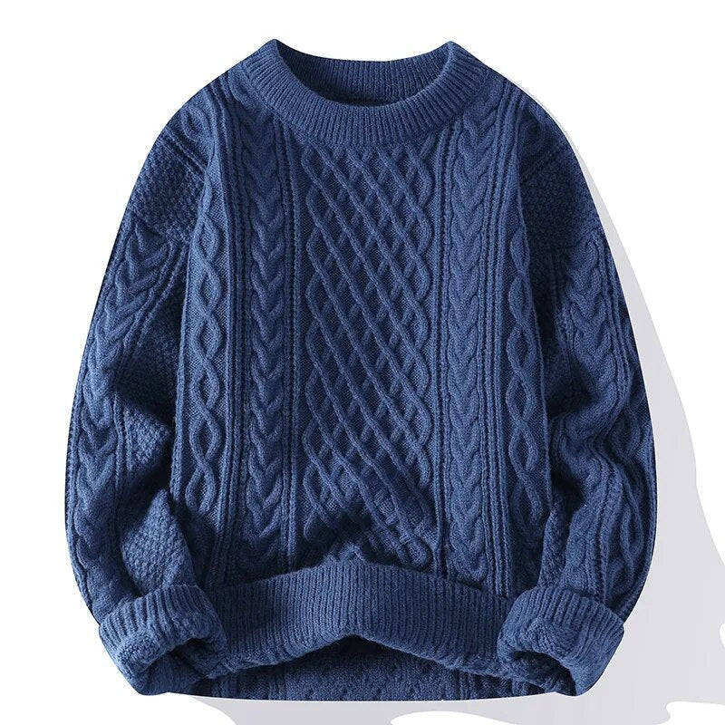 Emma – Oversized sweater med rund hals og ribkanter