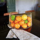 GoldenNest – Elegant Kurv i Guldtråd til Stilfuld Opbevaring