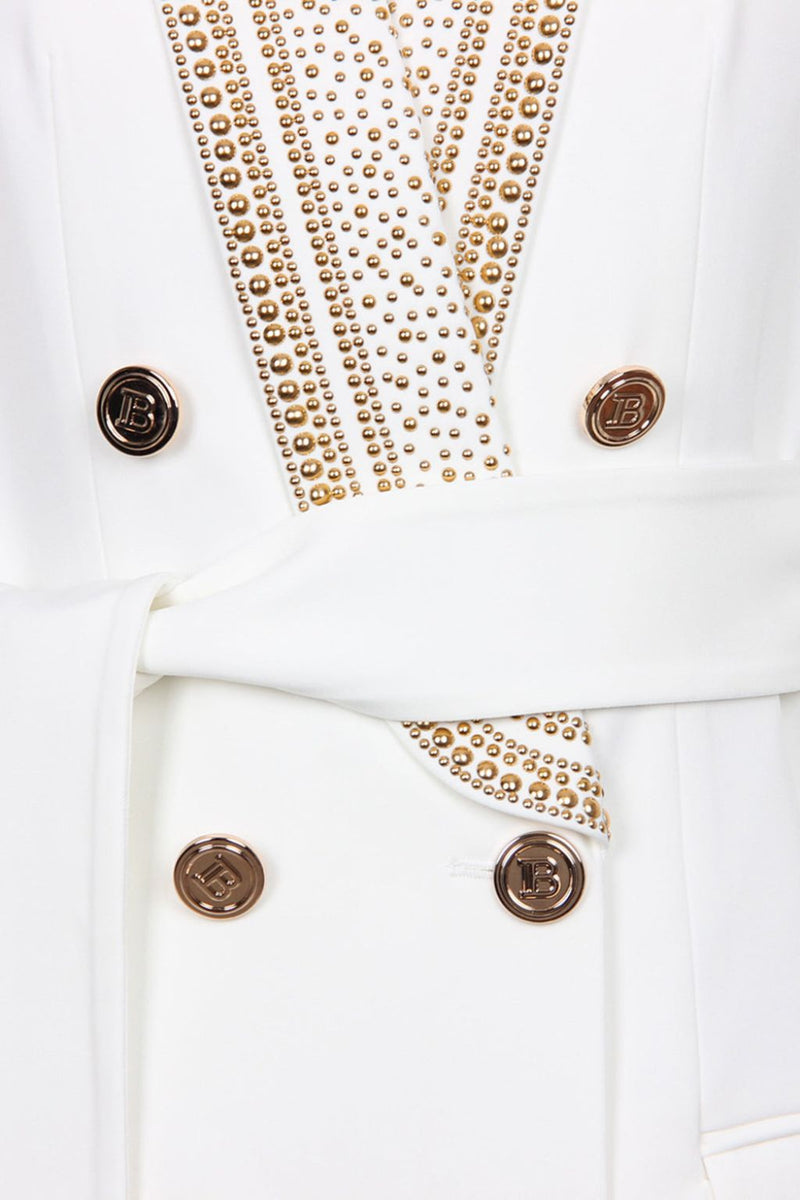 Samantha – Elegant blazer med knaplukning med reverskrave og lange ærmer