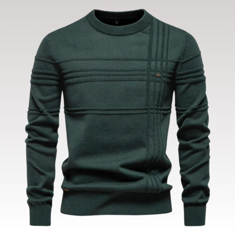 Robby - Elegante slank sweater med lange ærmer og rund halsudskæring