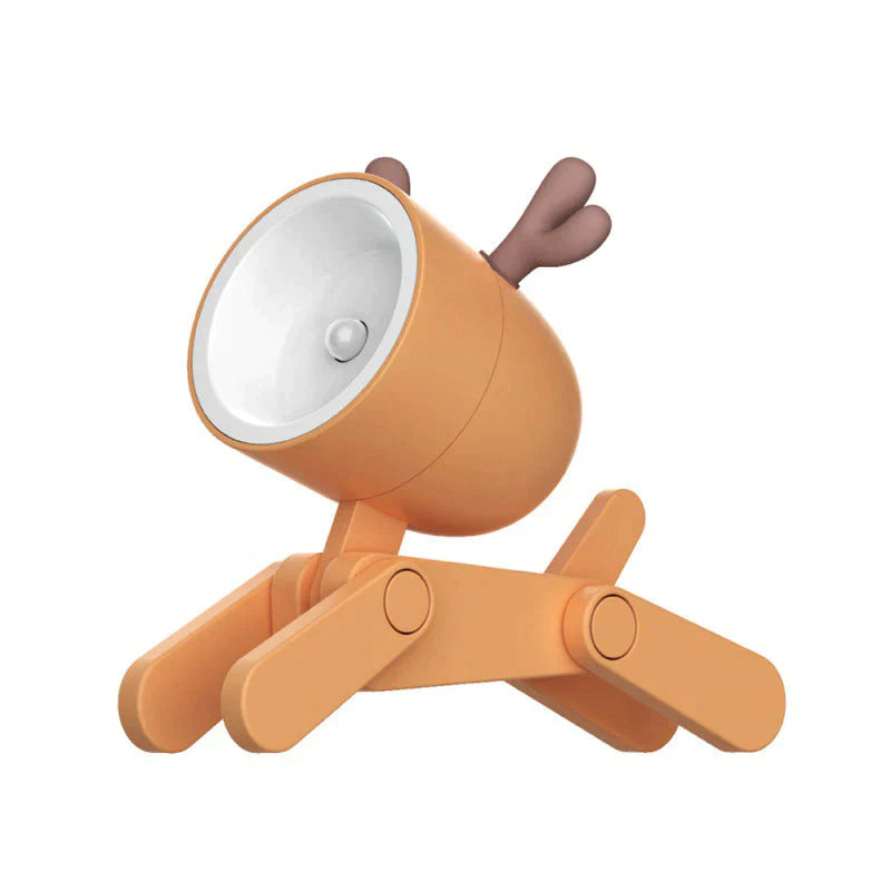 LightPals - Mini foldbar skrivebordslampe i hunde og hjorteform
