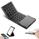 KeyFold - Sammenklappeligt Bluetooth tastatur med touchpad og automatisk dvalefunktion