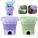 CleanNest - Bærbar minivaskemaskine med foldbart design og flere timerindstillinger