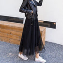 Elara - Flydende nederdel til midt på læggen med høj talje og elegant A-silhuet