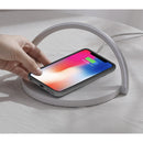 GlowVerge - Multifunktionel bordlampe med trådløs oplader og telefonholder