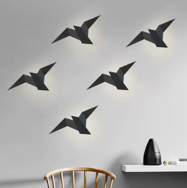 LumeNest – Kunstnerisk Fuglevæglampe for et Moderne Touch