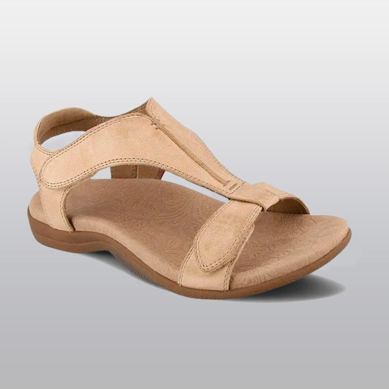 Martha - Moderne sandal med justerbar krog og skjoldrem