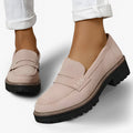 Nora – Afslappede slip-on loafers med afrundet tå design