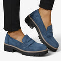 Nora – Afslappede slip-on loafers med afrundet tå design