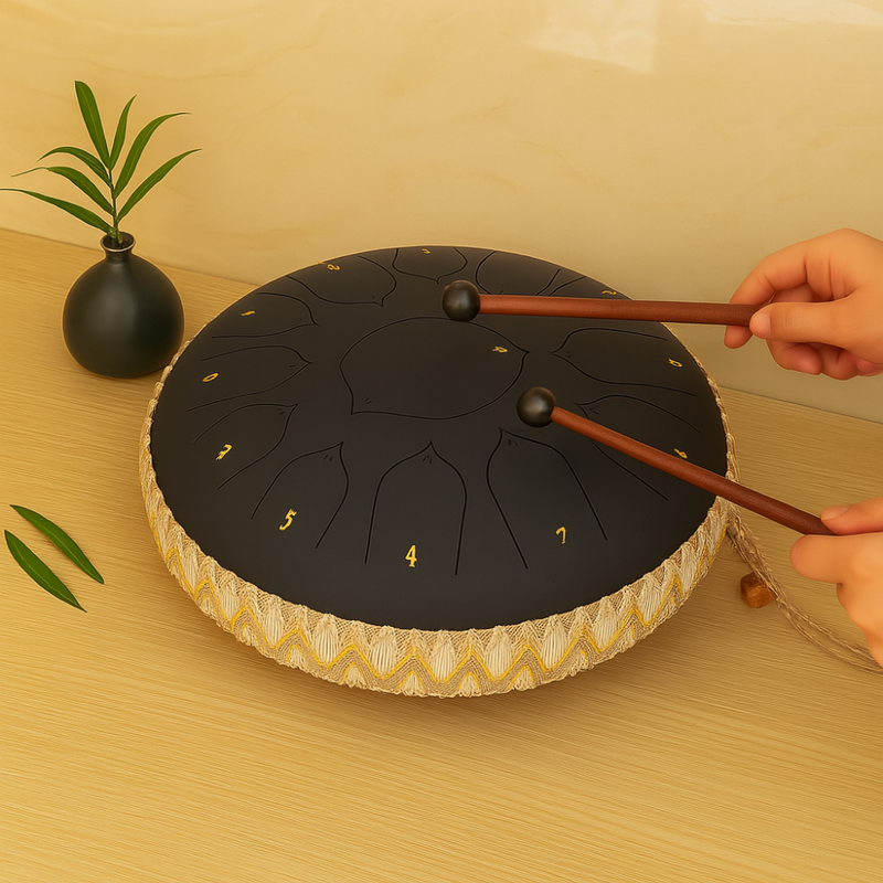 HarmoniTone – Steel Tongue Drum til Rolige og Afslappende Klange