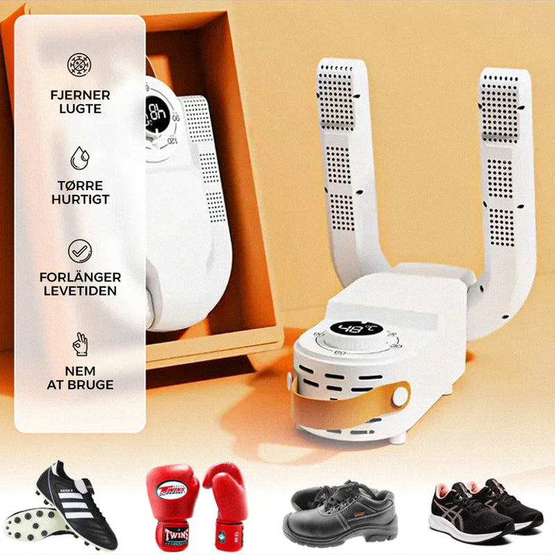 DryStep – Kompakt Elektrisk Sko­tørrer til Hurtig Daglig Tørring