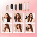 HairMaster – 5 i 1 justerbar hårtørrer med flere tilbehør