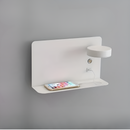 DazzleShelf – Minimalistisk genopladelig natlampe med hylde og USB-opladningsport