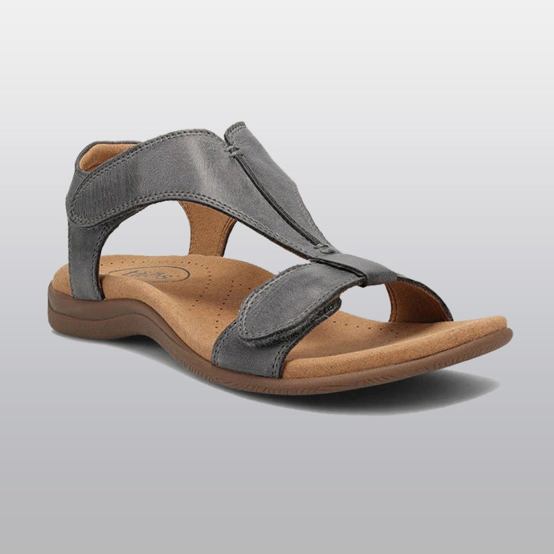 Martha - Moderne sandal med justerbar krog og skjoldrem