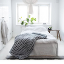 CozyWeave – Tyk Flettet Tæppe med Tekstureret Vævning for Ultimativ Komfort og Varme