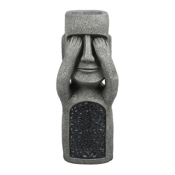 GlowPlanter - Kunstnerisk Havekrukke med Solcelledrevet LED lys