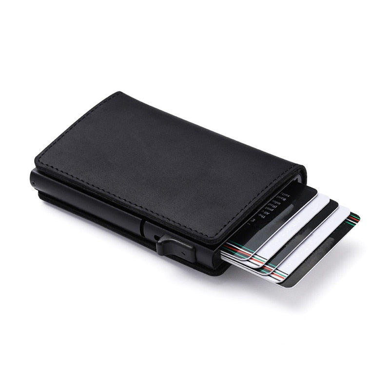 GripFold – Airtag slot slim wallet med kortorganiseringslayout