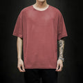 Benjamin – Oversized T skjorte med rund hals og korte ærmer