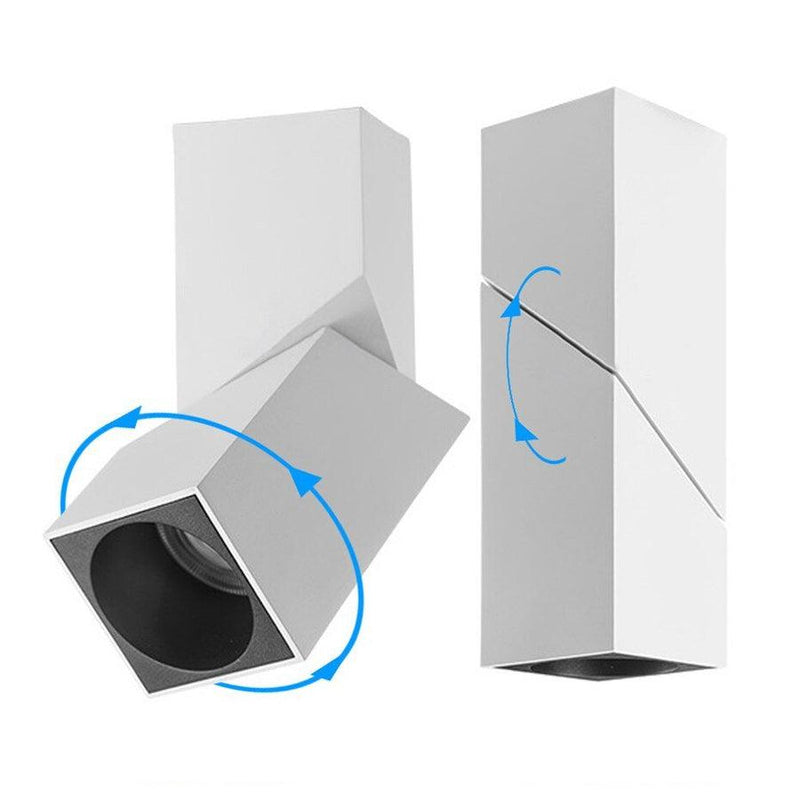 CubeGlow - Alsidig firkantet downlight med justerbar lysstyrke