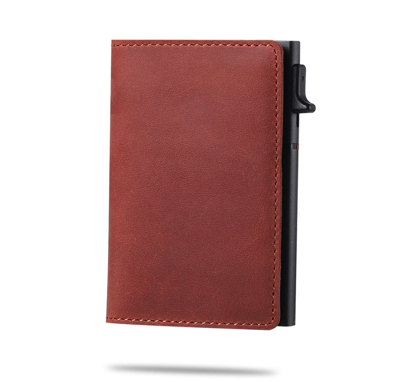 GripFold – Airtag slot slim wallet med kortorganiseringslayout