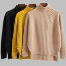 Ellen| Halv Rullekrave Pullover strikket sweater