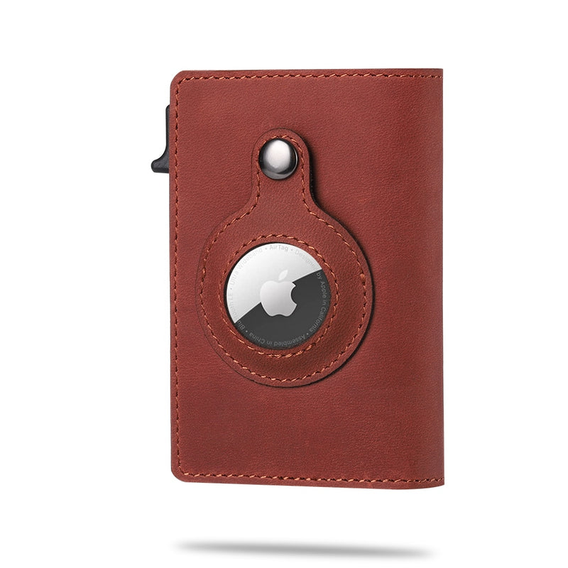 GripFold – Airtag slot slim wallet med kortorganiseringslayout