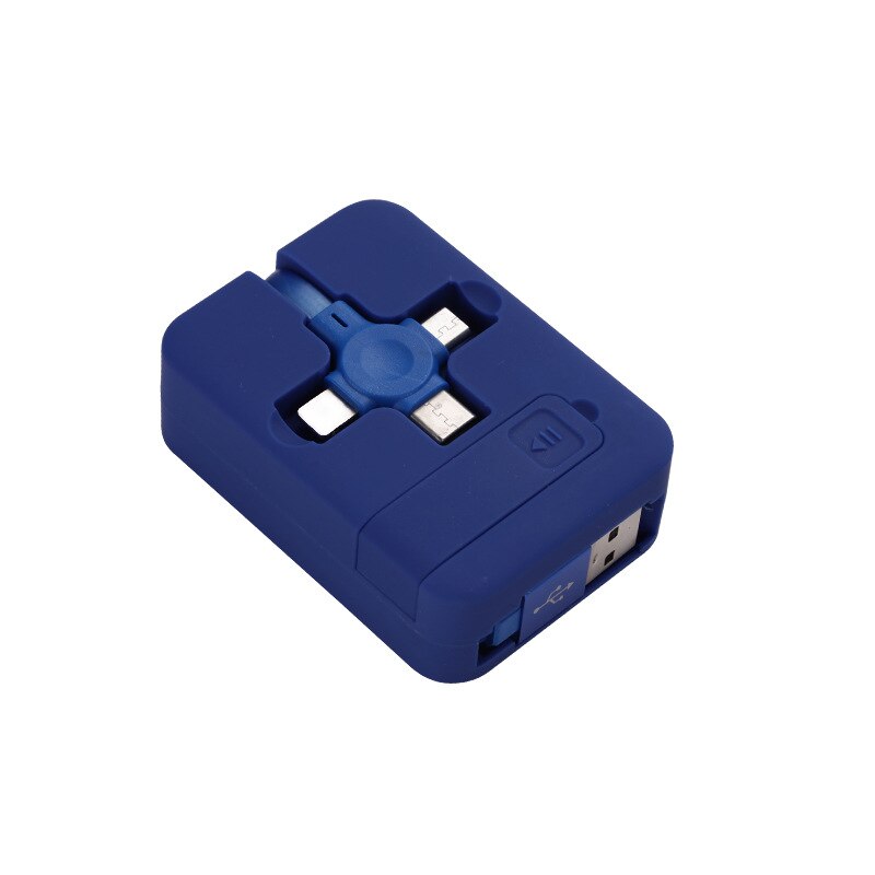 FlexCharge - 3 i 1 USB opladerkabel med kompakt og bærbart design