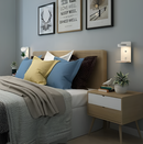 DazzleShelf – Minimalistisk genopladelig natlampe med hylde og USB-opladningsport