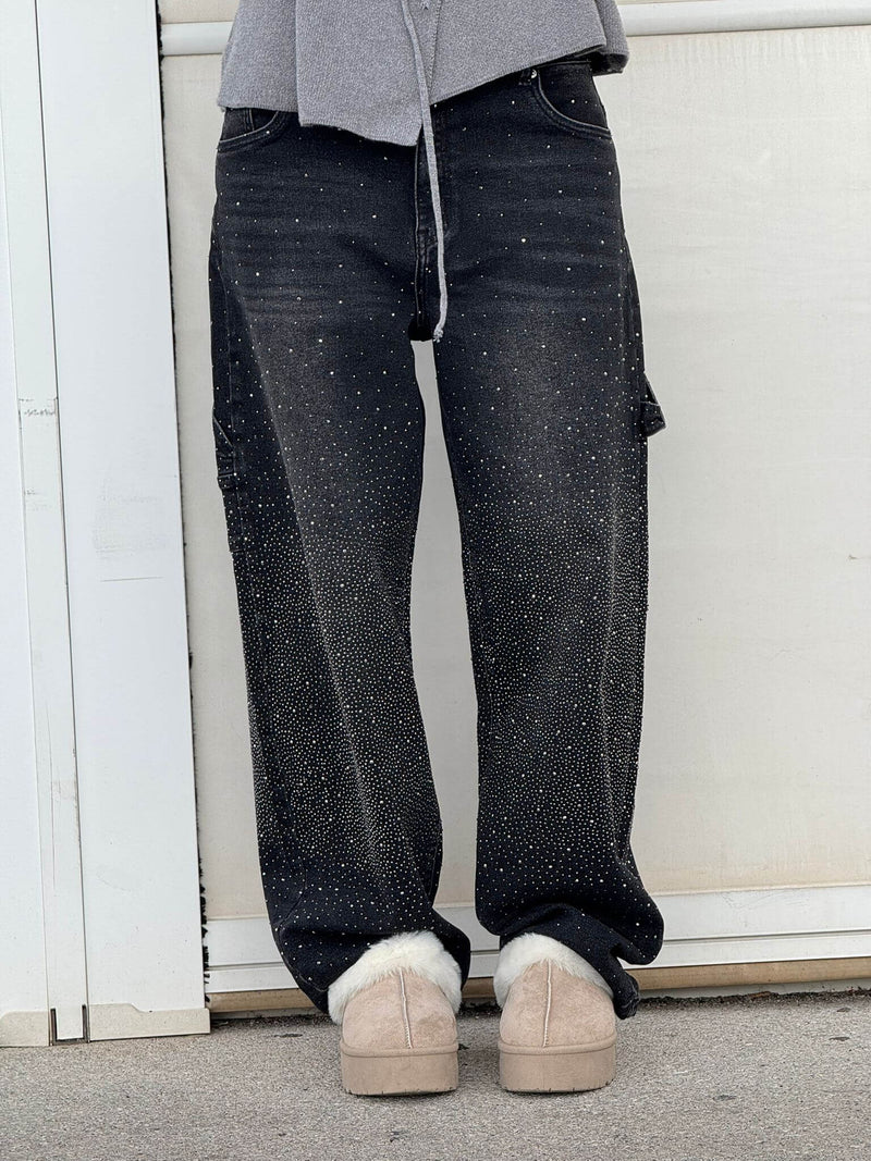 Christine - Casual Jeans med flere lommer og løstsiddende pasform