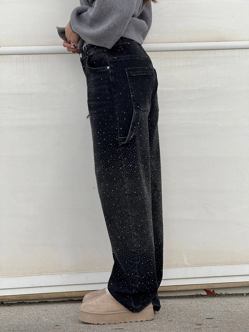 Christine - Casual Jeans med flere lommer og løstsiddende pasform