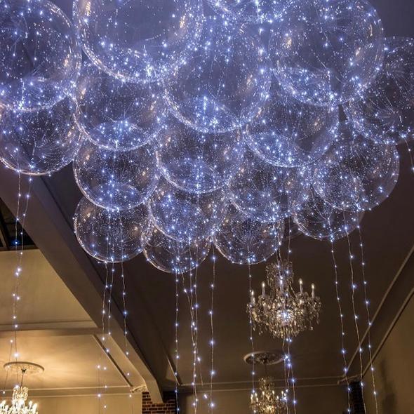 GlowFest – Gennemsigtige LED-balloner med langtidsholdbare lys til fester og begivenheder