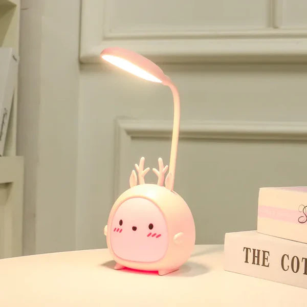 GlowPal – Justerbar bordlampe med USB port og øjenbeskyttelsesfunktion