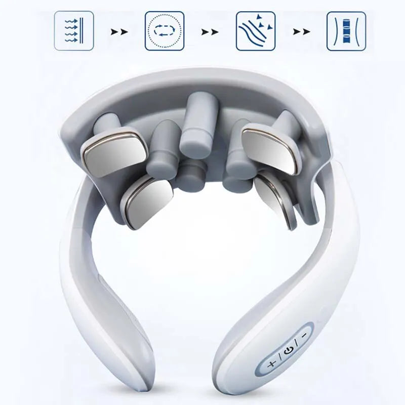 NeckNova – Smart nakkemassager med varme-hurtigopladning