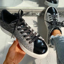 Lily - Trendy glitrende sneakers med polstret sål