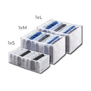 StackEase – Sammenfoldelig garderobebeholder med flere rum til pæn opbevaring