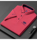 Marco – Kortærmet poloshirt med kontrastkant og klassisk knap
