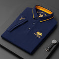 Marco – Kortærmet poloshirt med kontrastkant og klassisk knap