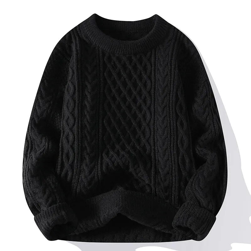 Emma – Oversized sweater med rund hals og ribkanter