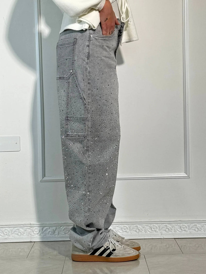 Christine - Casual Jeans med flere lommer og løstsiddende pasform